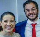 Raquel Lyra e T&uacute;lio Gad&ecirc;lha.