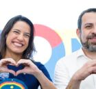 Governadora Raquel Lyra ao lado do Ministro Guilherme Boulos