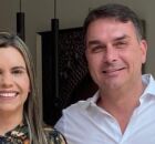 Clarissa T&eacute;rcio e Fl&aacute;vio Bolsonaro
