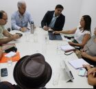 Reuni&atilde;o entre membros da Prefeitura do Jaboat&atilde;o e Sinproj