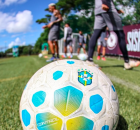 Time do Jacuipense nos preparativos para jogar contra o verd&atilde;o. 