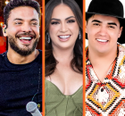 Wesley Safad&atilde;o, Raphaela Santos e Natanzinho Lima.