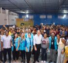 Mano Medeiros e equipe na comunidade Engenho Marimbondo