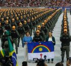 Formatura de policiais militares