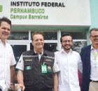 Deputados Lula da Fonte e France Hacker anunciam emendas para o IFPE Barreiros.