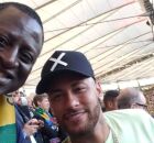 Deputado H&eacute;lio Lopes e Neymar.
