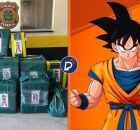 PF apreende mais de meia tonelada de coca&iacute;na com embalagem do personagem Goku