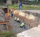 DNIT realiza obra de recupera&ccedil;&atilde;o de BR-101, em Jaboat&atilde;o dos Guararapes devido a cratera