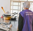 Cozinha foi interditada.