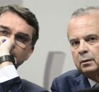Fl&aacute;vio Bolsonaro e Rog&eacute;rio Marinho.