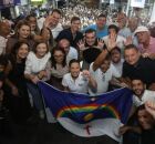 Governadora Raquel Lyra com aliados.
