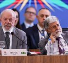 Lula e Celso Amorim.