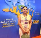Prefeita de Igarassu, Elcione Ramos, em Bras&iacute;lia.