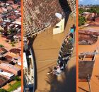 Em menos de dois meses, Goiana (PE) vive nova enchente que deixa 500 desabrigados.