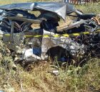 Av&ocirc; e neto morrem em grave acidente em Santa Maria da Boa Vista