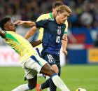 Jogo entre Brasil e Jap&atilde;o.