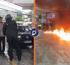 Motociclista incendeia posto de combust&iacute;vel ap&oacute;s alegar ter recebido produto adulterado