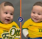Em clima de Copa, beb&ecirc; comemora m&ecirc;svers&aacute;rio com tema "Ronaldo Fen&ocirc;meno" e penteado "casc&atilde;o"