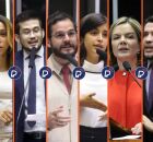 Deputados federais no top 13 mais seguidores.