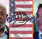 Lula e Fl&aacute;vio em rela&ccedil;&atilde;o ao tarifa&ccedil;o dos EUA. 