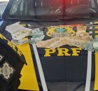 C&eacute;dulas com sinais de falsifica&ccedil;&atilde;o na BR-407, em Petrolina.