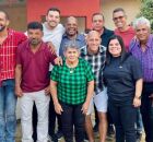 Fl&aacute;vio Gadelha Filho em agenda junina.