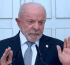 Lula em coletiva durante o G7