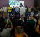 Governadora Raquel Lyra durante agenda no interior de Pernambuco.