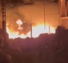 Inc&ecirc;ndio atinge dep&oacute;sito de recicl&aacute;veis em Olinda.