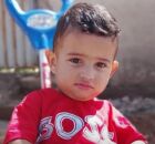 Juan Mateus Aquino Lima tinha 1 ano e 7 meses.