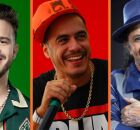Matheus Fernandes, Marcelo D2 e Geraldo Azevedo.
