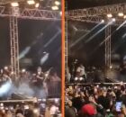 Palco desabou em Itapetinga na segunda feira (22).