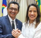 Prefeito de Quipap&aacute;, Pit&eacute; e a governadora Raquel Lyra.