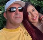 Priscila Senna e o marido M&aacute;rcio Pires.