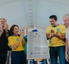 Raquel Lyra durante agenda em Caruaru.