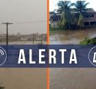 Rios em Pernambuco em estado de alerta.