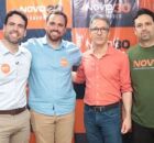 Eduardo Moura, Tecio Teles, Romeu Zema e Felipe Alecrim