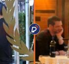 Samir Xaud visto em restaurante acompanhado
