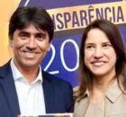 Prefeito de Itacuruba, Juninho Cantarelli, e governadora Raquel Lyra.