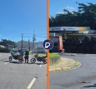 Acidente na Avenida Militar, no Centro do Recife.