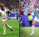 Argentina e Inglaterra duelam com elencos quase completos por vaga na final da Copa do Mundo