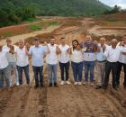 Eduardo da Fonte visita obras da Barragem do Engenho Pereira e destaca parceria com Raquel Lyra 
