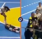 Briga generalizada interrompe partida de futsal feminino e termina com jogadora banida por 5 anos