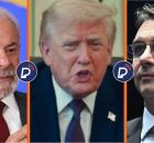 Datafolha: 52% veem tarifa&ccedil;o de Trump como apoio a Fl&aacute;vio Bolsonaro e 35% culpam Lula por retalia&ccedil;&atilde;o