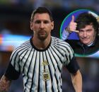 Messi afirma que argentinos n&atilde;o chegam com dinheiro ao "fim do m&ecirc;s" e Javier Milei confirma