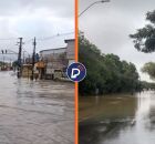 Chuva forte no in&iacute;cio da manh&atilde; desta quinta (23) provoca alagamento e complica o tr&acirc;nsito no Ibura