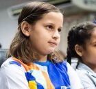 Sophia Aurora Vieira de Amorim, estudante da rede municipal de Camaragibe.