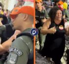 Deputada Dani Portela diz ter sido agredida por policial.