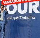 Eduardo Moura discursa em encontro do NOVO.