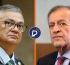 Ministro Fl&aacute;vio Dino e o presidente do Partido Liberal (PL), Valdemar Costa Neto. 